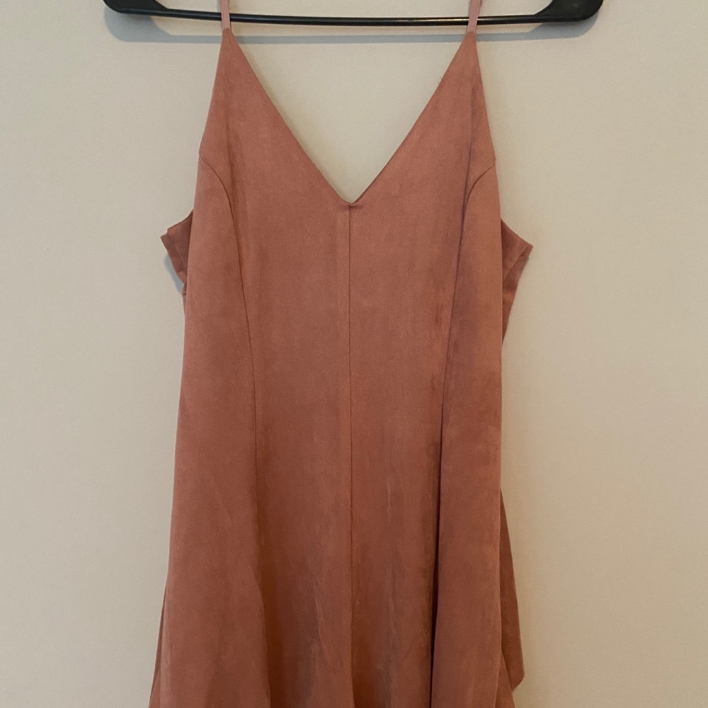 Suede romper